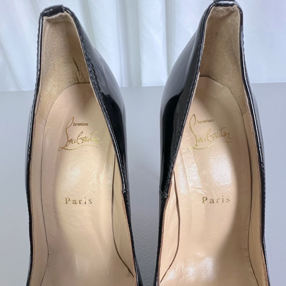 CHRISTIAN LOUBOUTIN SO KATE WOMENS BLACK STILETTOS SIZE 40 (10) - Picture 6 of 15